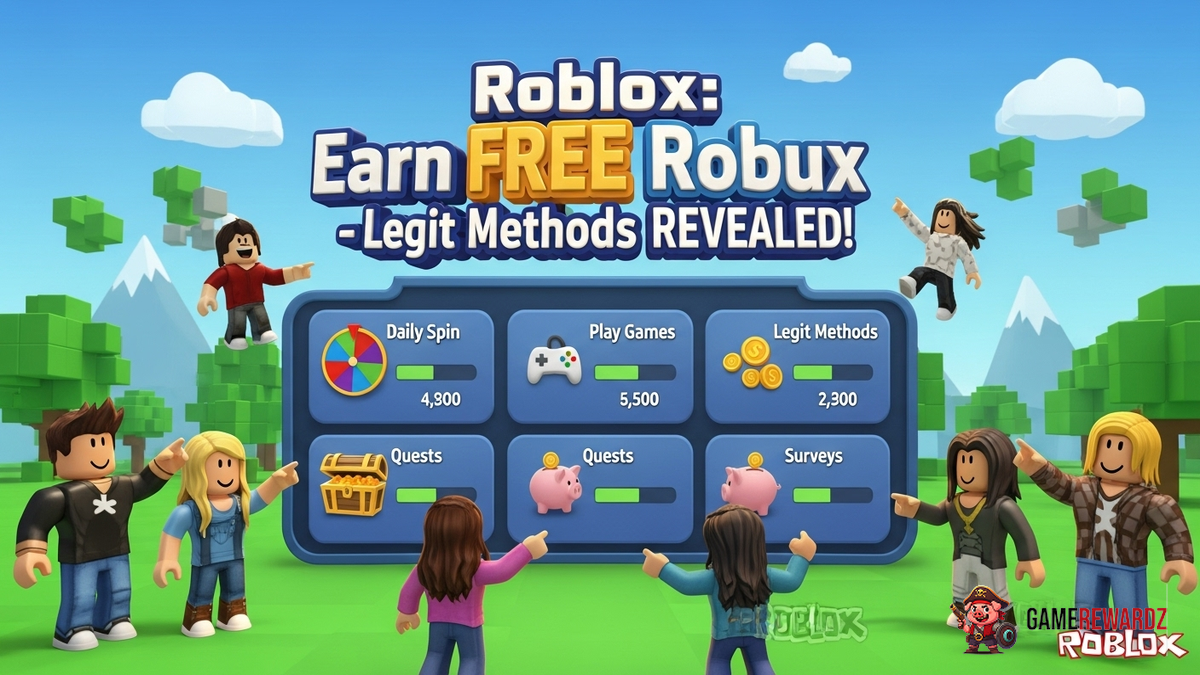 Roblox: Earn FREE Robux – Legit Methods REVEALED!